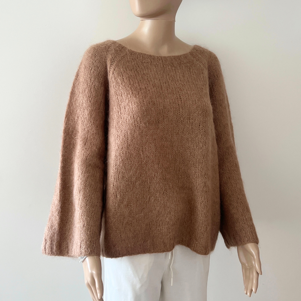 #4 - Handgebreide trui - mohair / alpaca