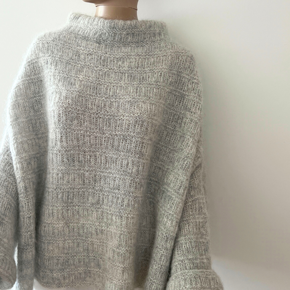 #5 - Handgebreide trui - mohair