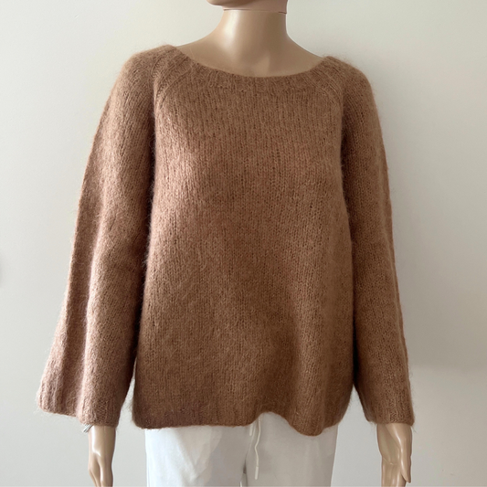 #4 - Handgebreide trui - mohair / alpaca