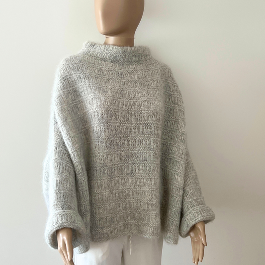 #5 - Handgebreide trui - mohair
